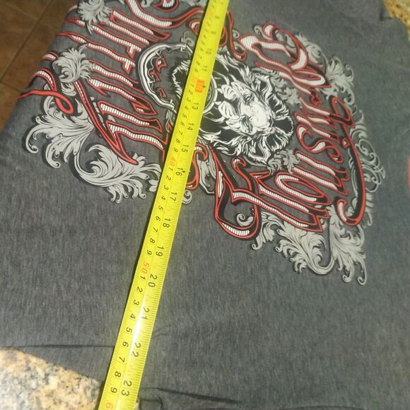 Nike T Shirt LeBron James Lion Special Edition Dri Fit Gray XL - Picture 8 of 10